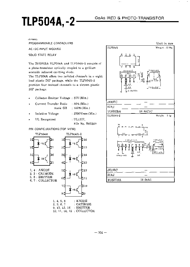 TLP504AGB-LF4_3832438.PDF Datasheet
