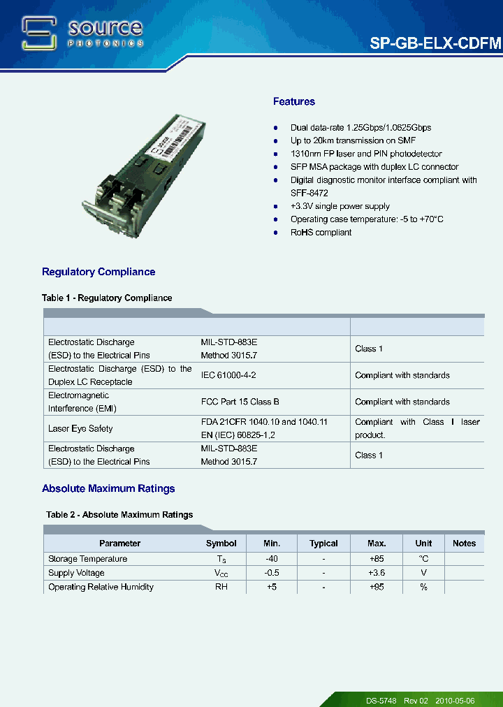 SP-GB-ELX-CDFM_3832365.PDF Datasheet