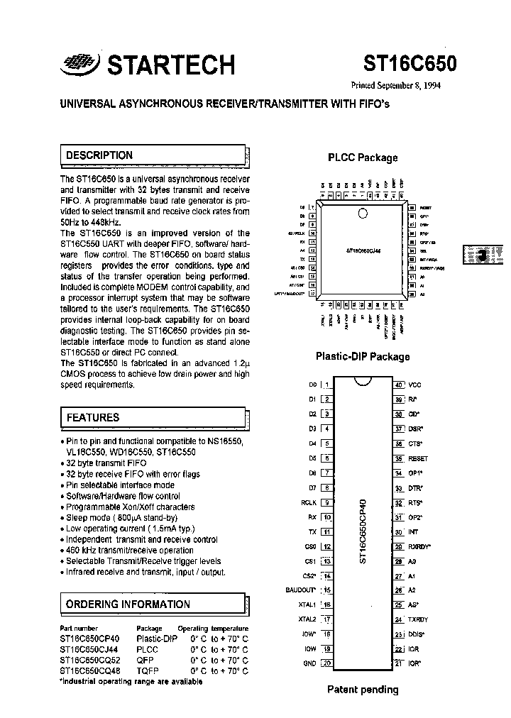 ST16C650CQ48_3834095.PDF Datasheet