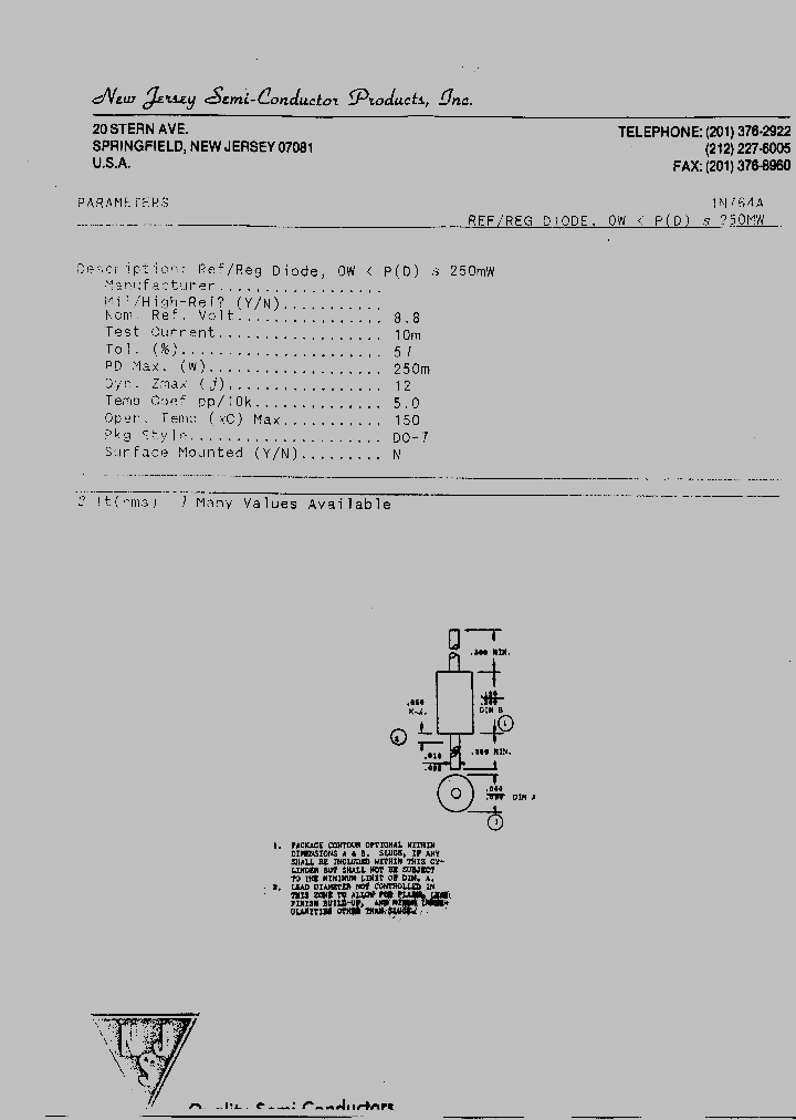 1N764A_4083830.PDF Datasheet
