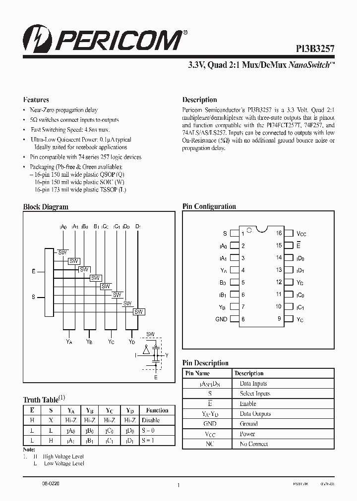 PI3B3257WEX_3833578.PDF Datasheet