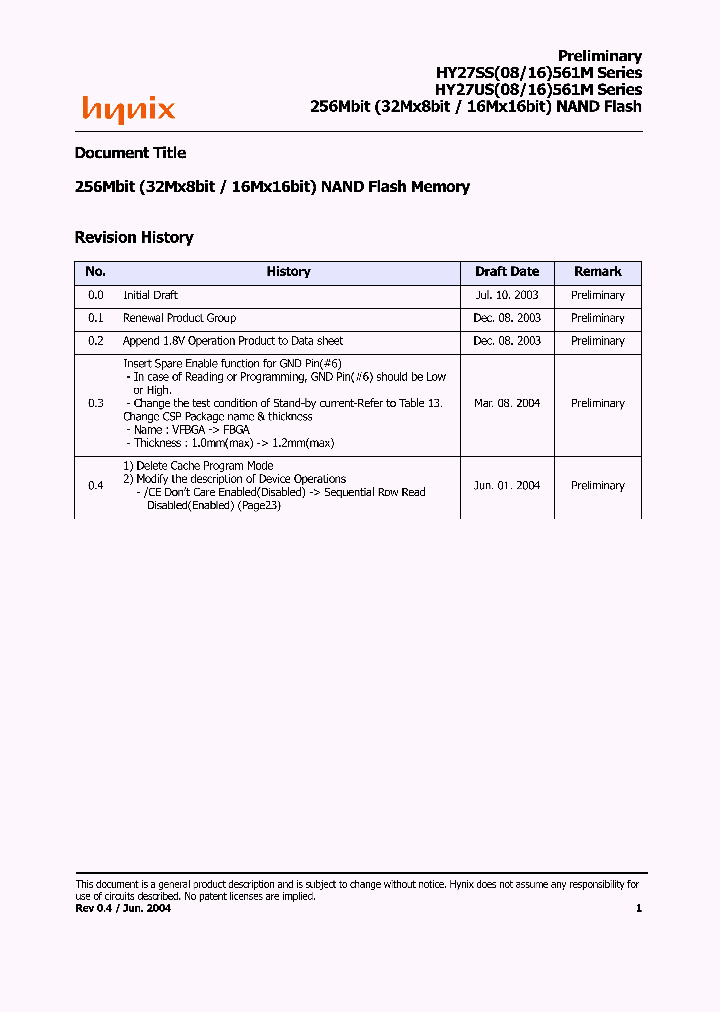 HY27SS08561M-FPCP_3836213.PDF Datasheet