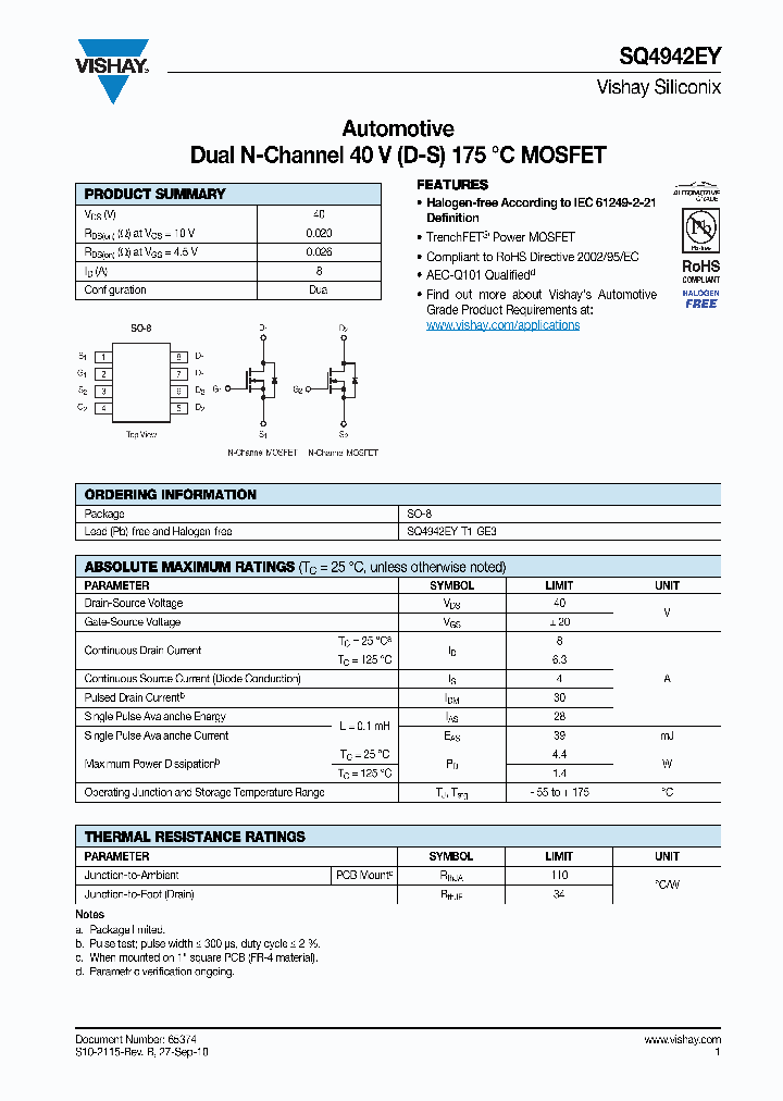 SQ4942EY-T1-GE3_3831974.PDF Datasheet