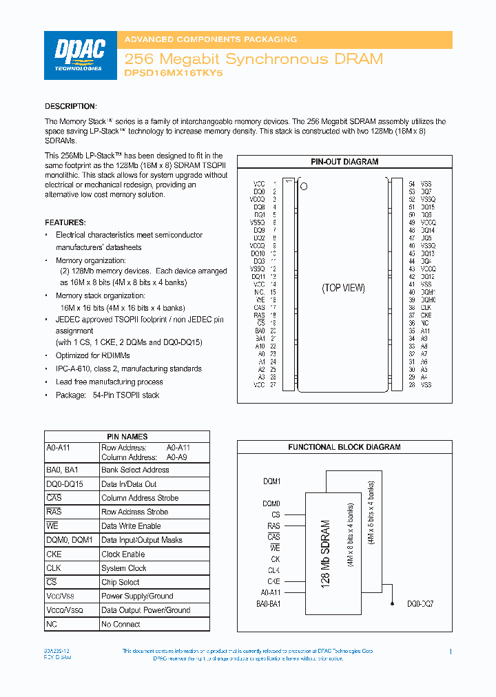 DPSD16MX16TKY5-DP-XX10_3837667.PDF Datasheet