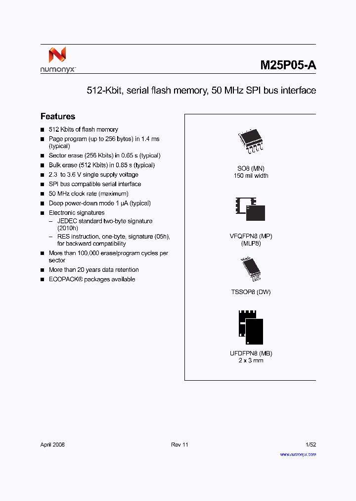 M25P05-AVMN6P_3838131.PDF Datasheet