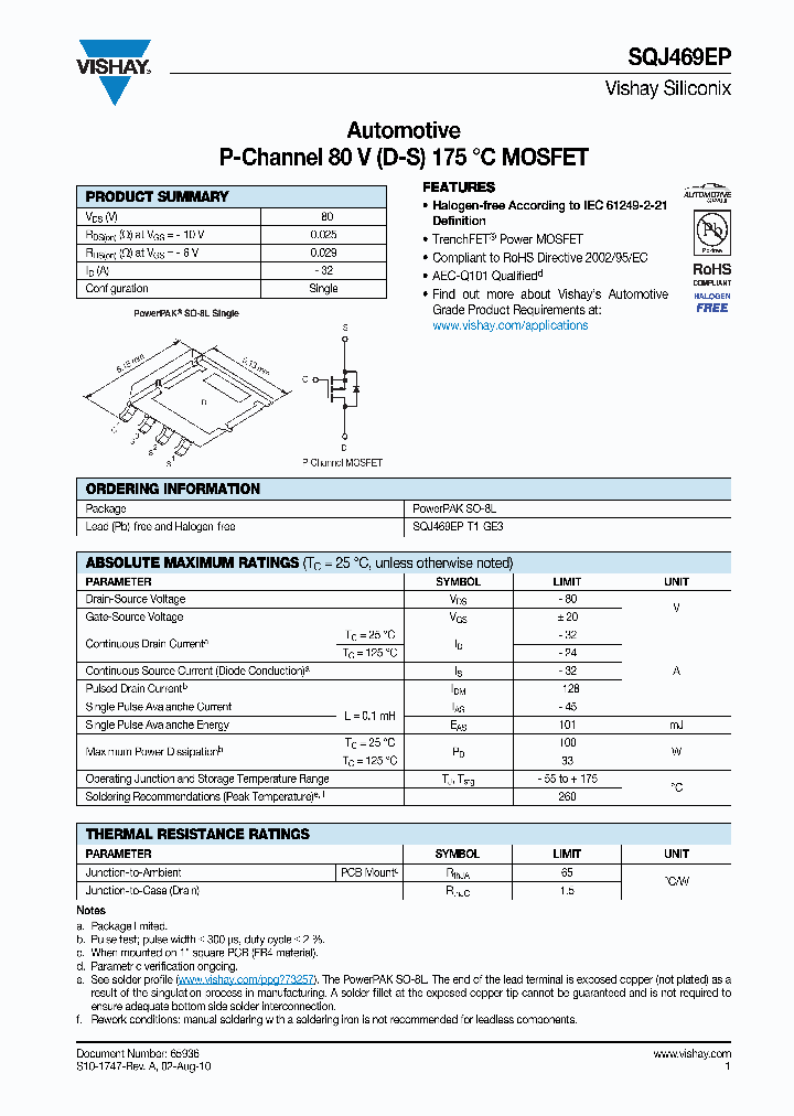 SQJ469EP-T1-GE3_3836858.PDF Datasheet