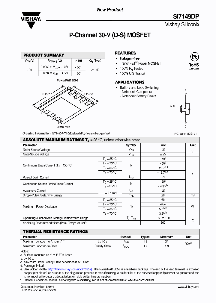 SI7159DP-T1-GE3_3836906.PDF Datasheet
