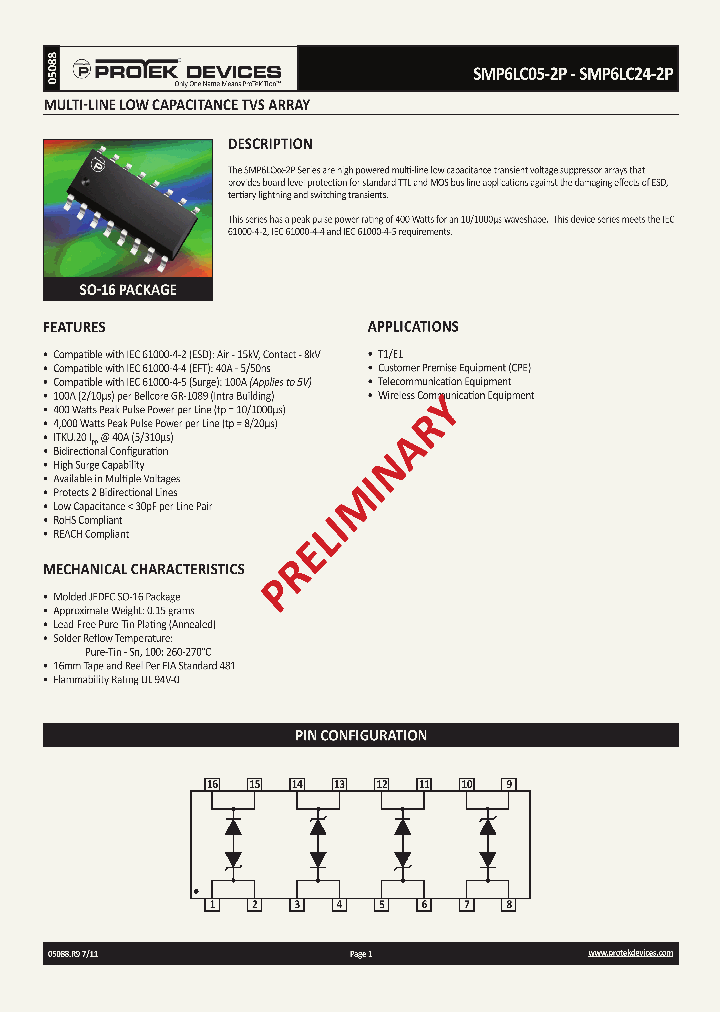 SMP6LC24-2P-T7_3837421.PDF Datasheet