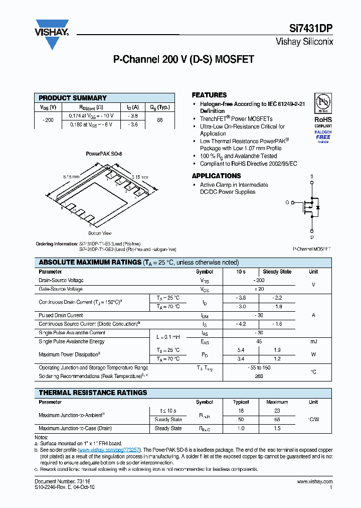 SI7431DP-T1-E3_3836907.PDF Datasheet