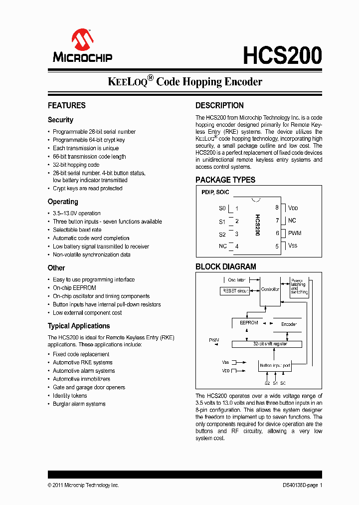 HCS200P016_3839940.PDF Datasheet