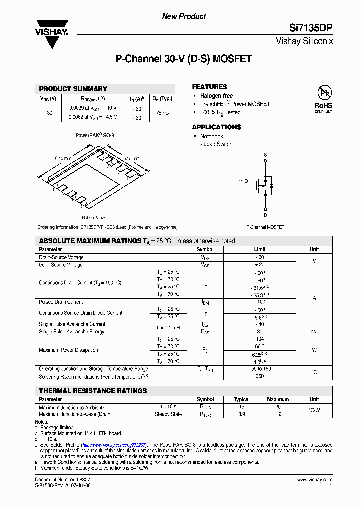 SI7135DP-T1-GE3_3836861.PDF Datasheet