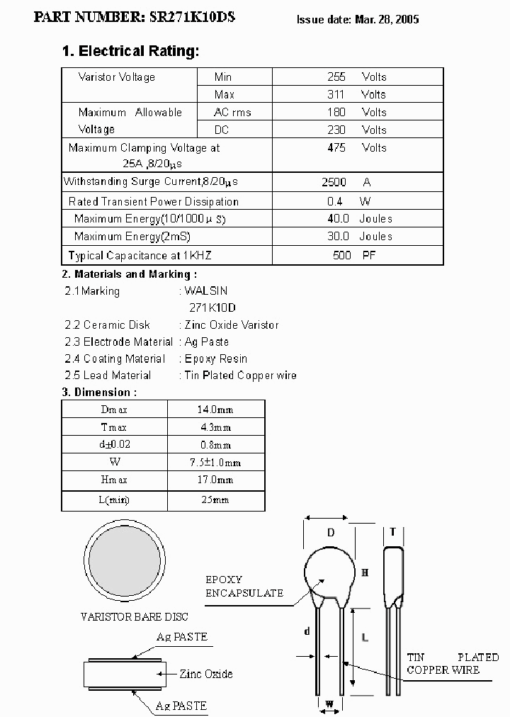 SR271K10DS_3839330.PDF Datasheet