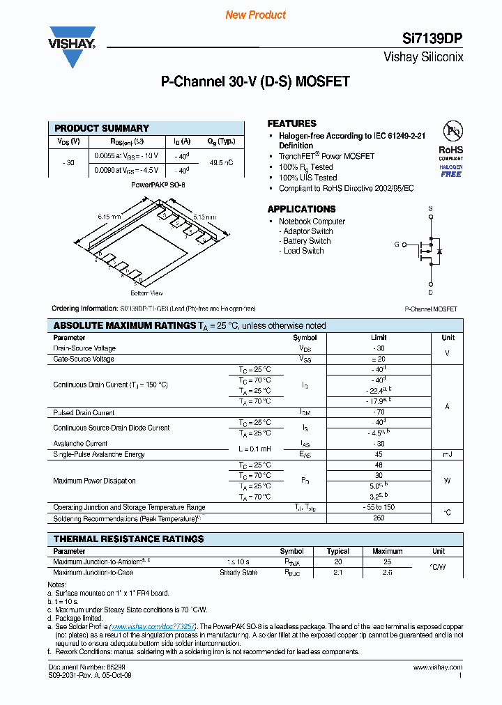 SI7139DP-T1-GE3_3836863.PDF Datasheet
