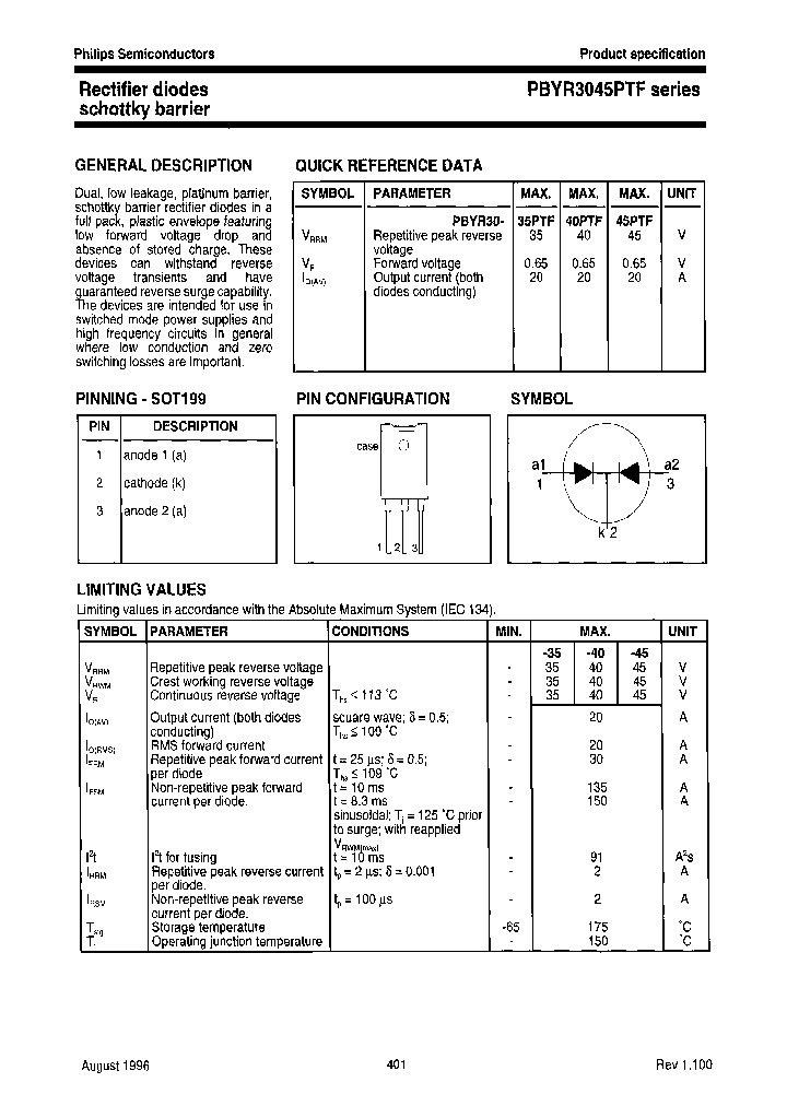 PBYR30-40PTF_3837123.PDF Datasheet