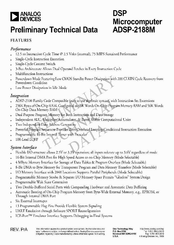 ADSP-2188MKST-300X_3835097.PDF Datasheet