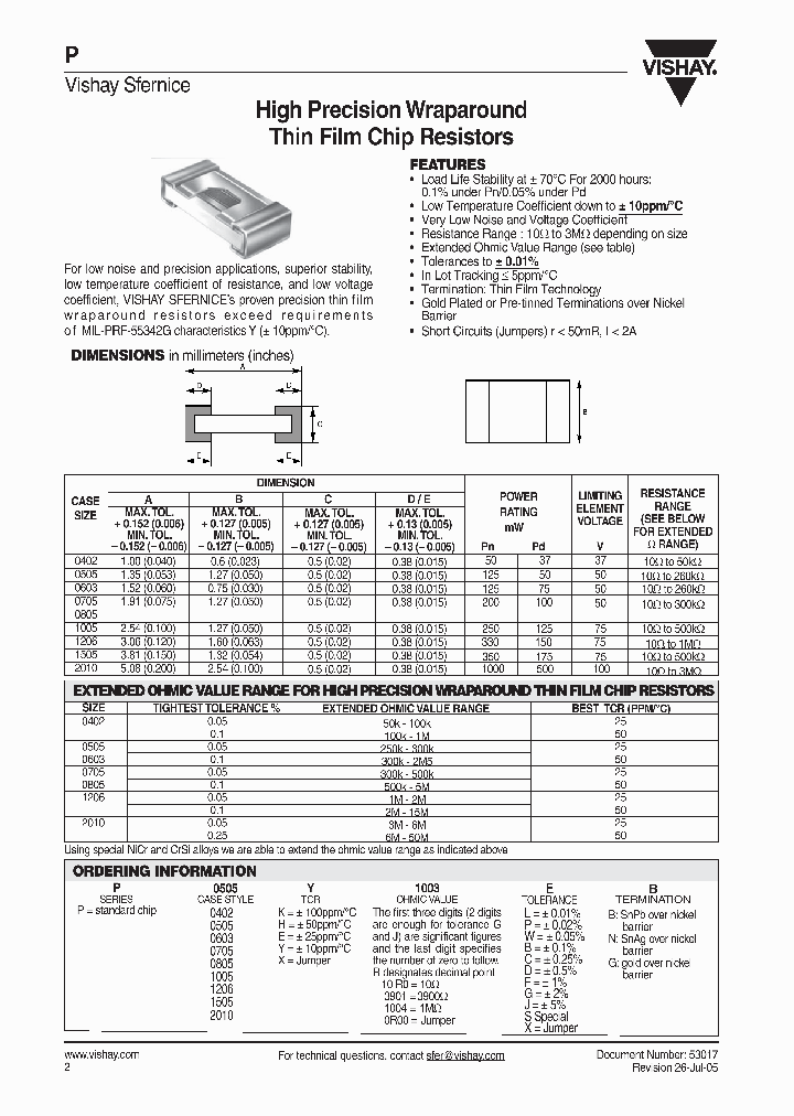 P0603Y27R4CN_3841602.PDF Datasheet