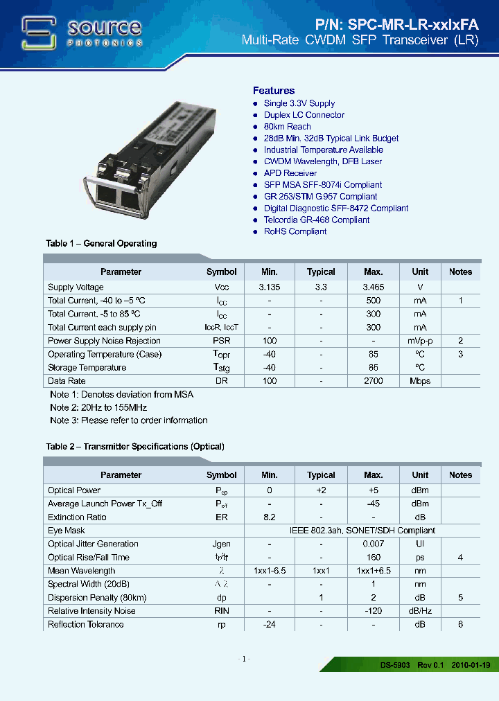 SPC-MR-LR-27IDFA_3835185.PDF Datasheet