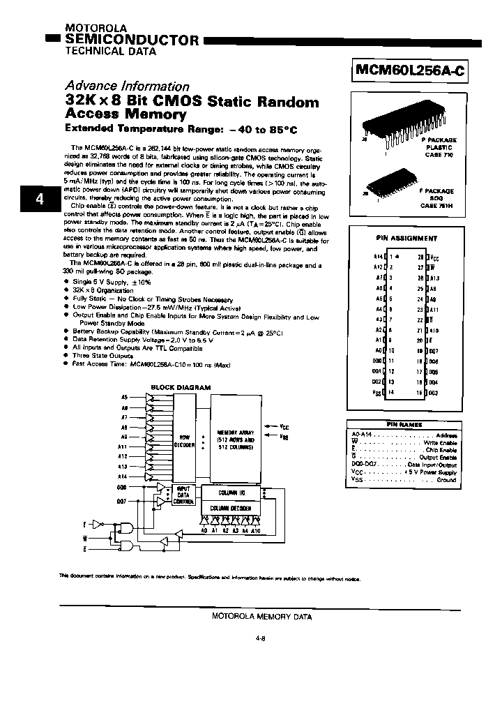 MCM60L256APC10_3835840.PDF Datasheet