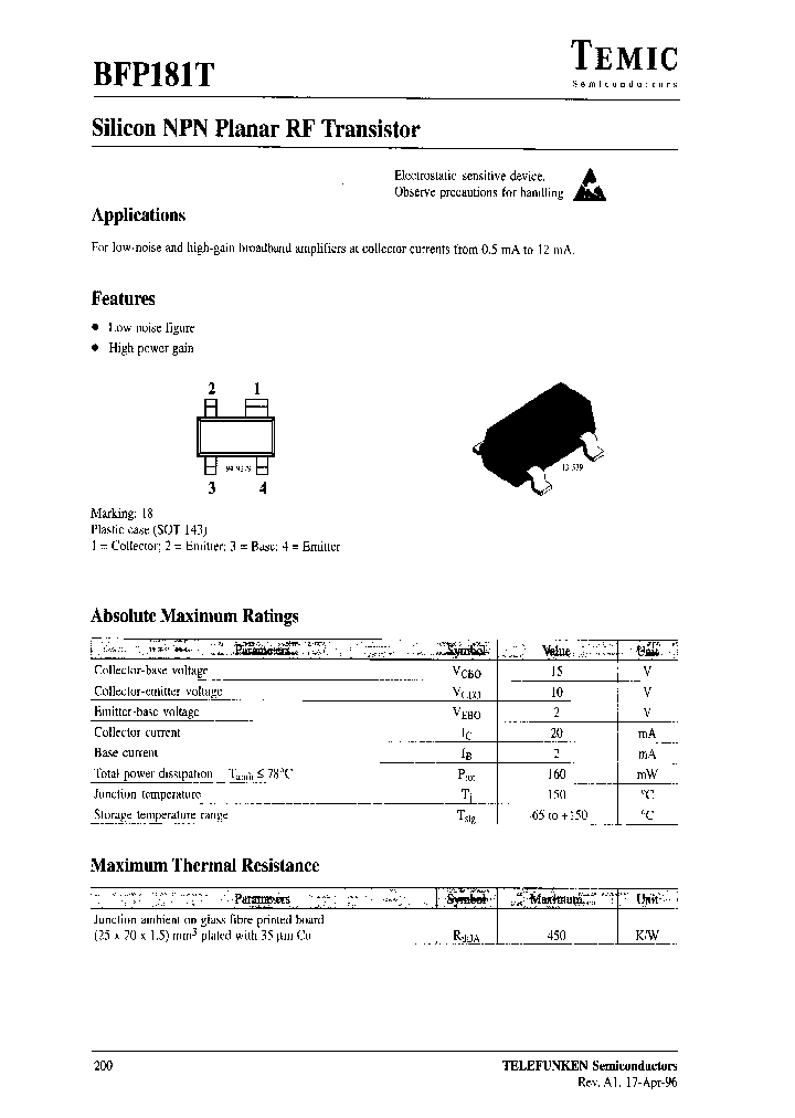 BFP181T-GS18_3841940.PDF Datasheet