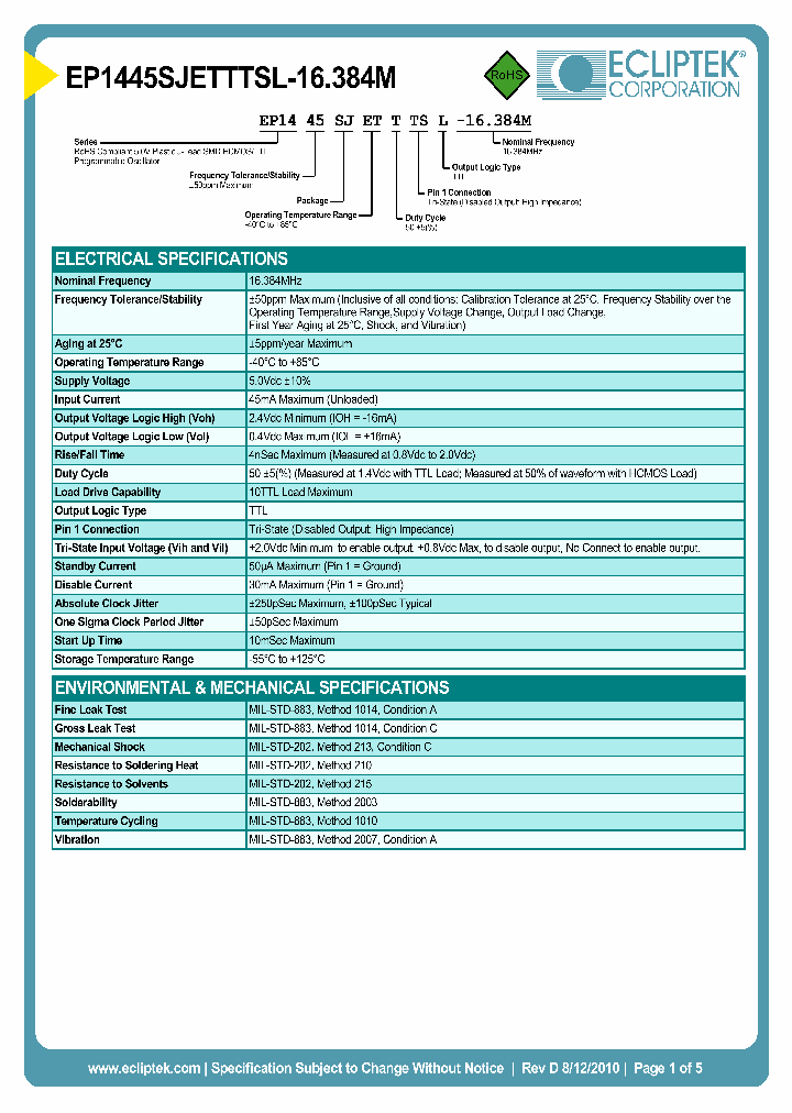 EP1445SJETTTSL-16384M_3845323.PDF Datasheet