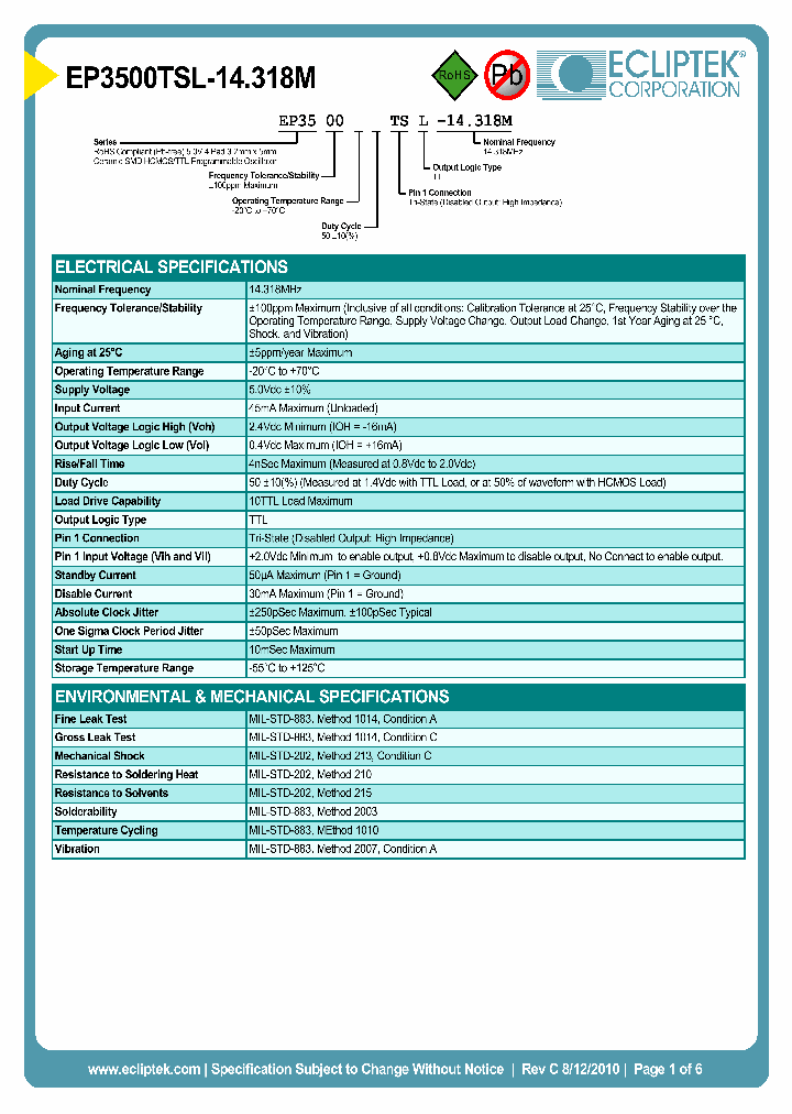 EP3500TSL-14318M_3847061.PDF Datasheet