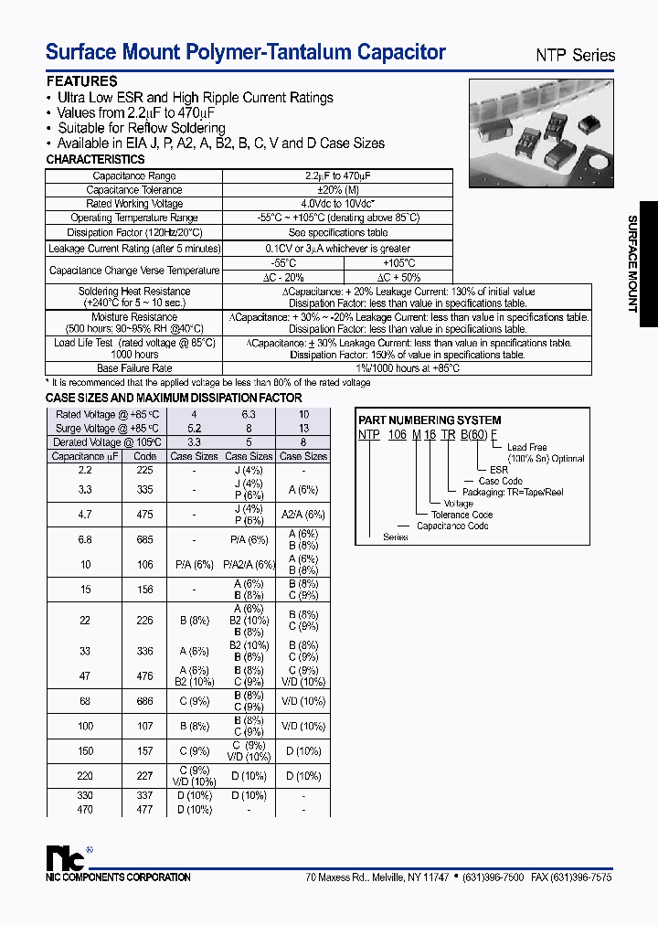 NTP33M10TRA800F_3847714.PDF Datasheet