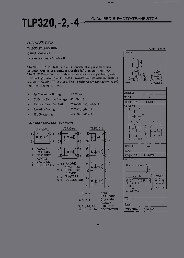 TLP320-4LF4_3848320.PDF Datasheet