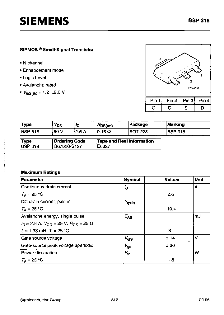 BSP318E-6327_3848348.PDF Datasheet