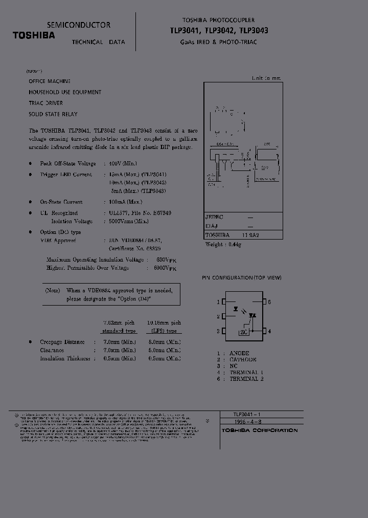 TLP3042LF2_3848009.PDF Datasheet