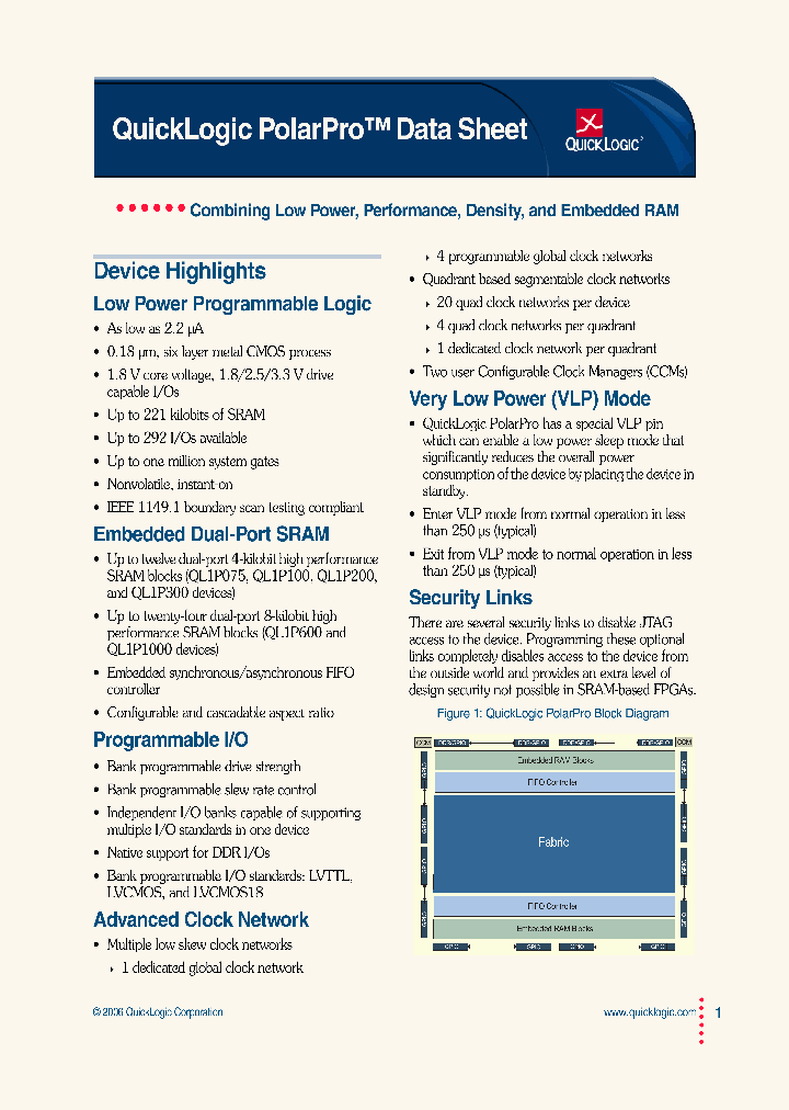 QL1P300-7PS324C_3849600.PDF Datasheet