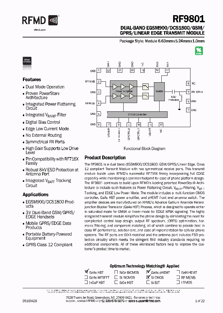 RF9801_3850097.PDF Datasheet
