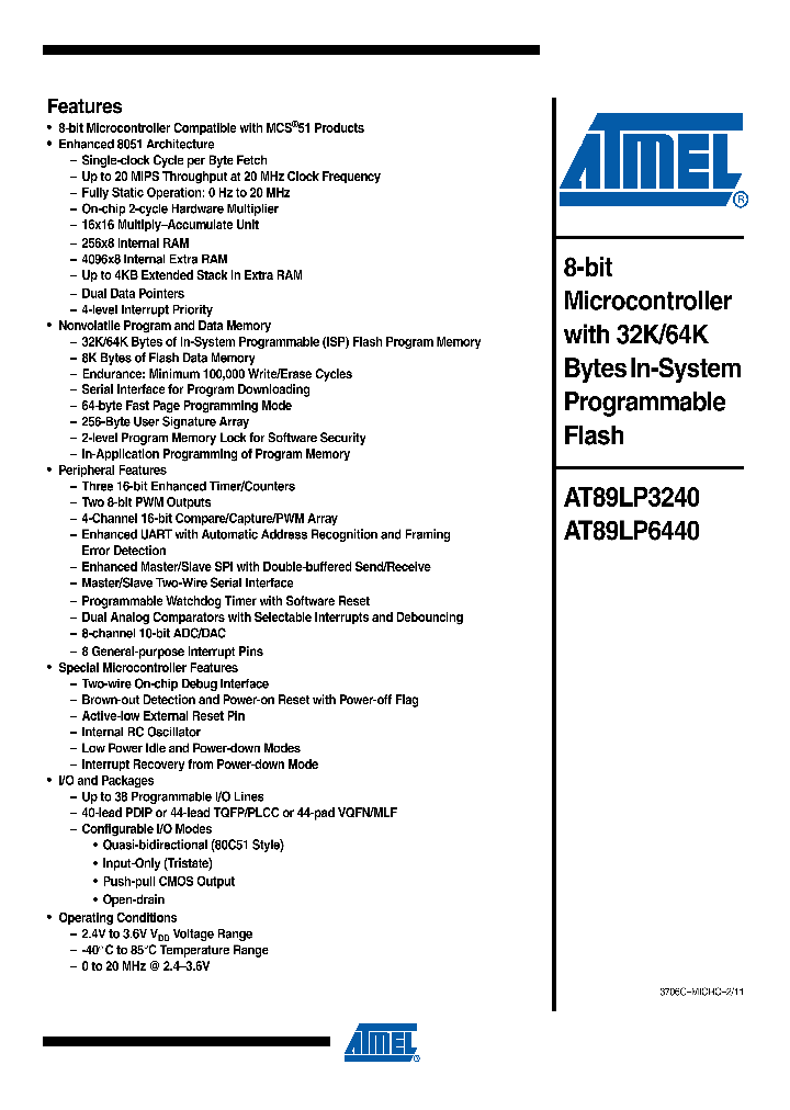 AT89LP3240-20MU_3848191.PDF Datasheet