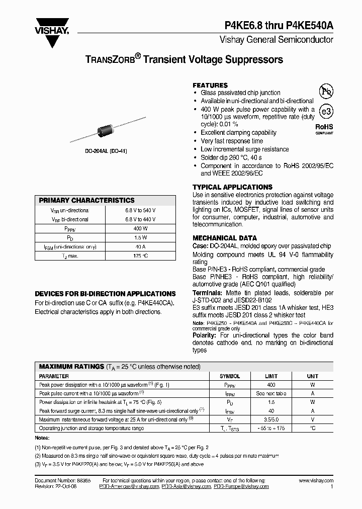 P4KE30-E354_3851369.PDF Datasheet