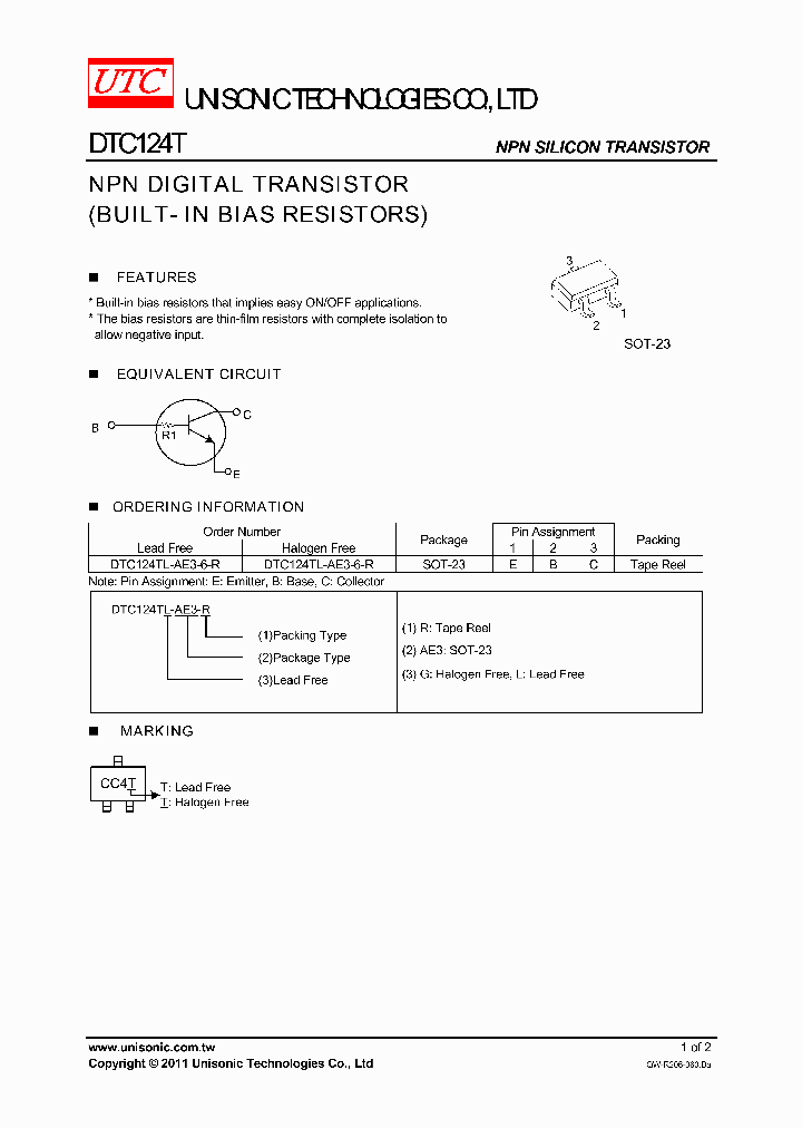 DTC124TL-AE3-6-R_4102060.PDF Datasheet