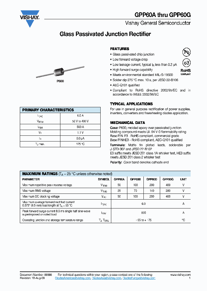 GPP60J-E3-73_4101525.PDF Datasheet