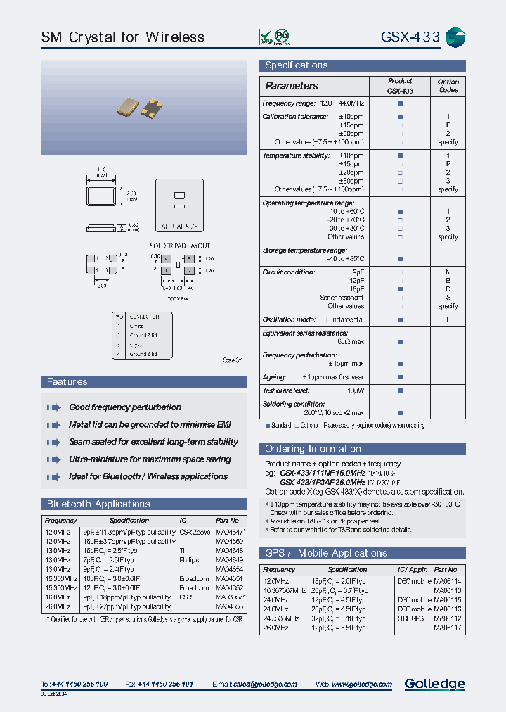 GSX-433P22NF440MHZ_3856095.PDF Datasheet