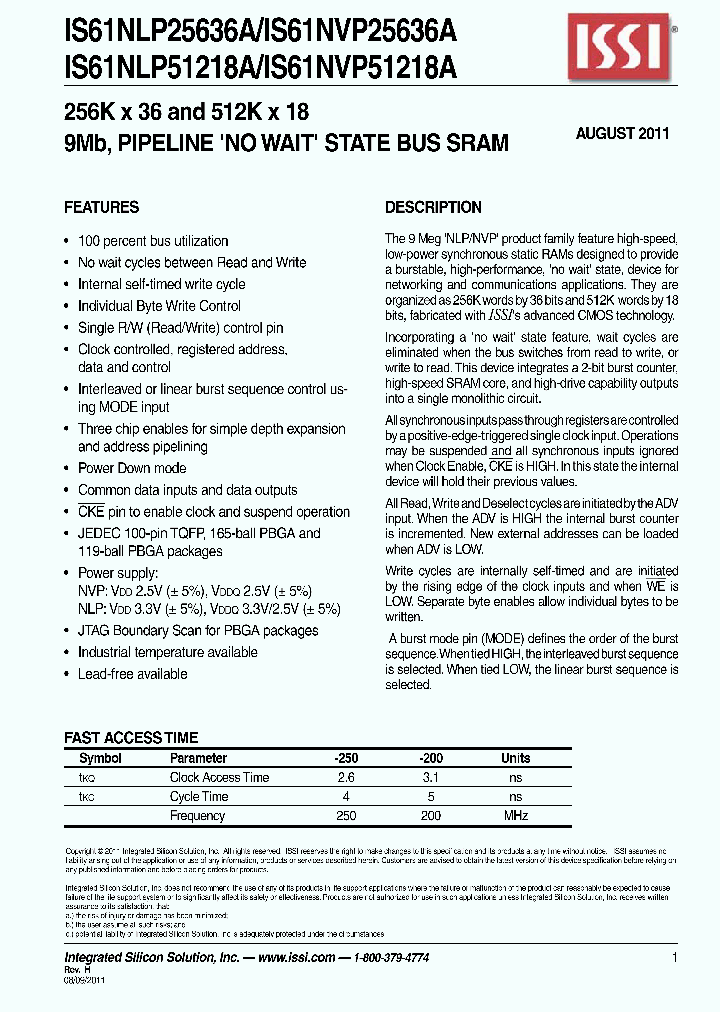 IS61NVP25636A-200TQI_3856501.PDF Datasheet