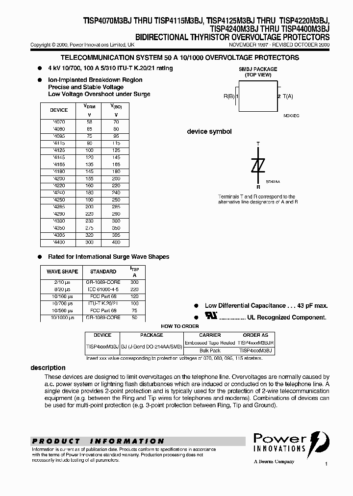 TISP4070M3BJ_3853539.PDF Datasheet