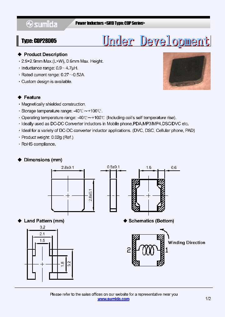 CDP28D05NP-1R3NC_3857820.PDF Datasheet