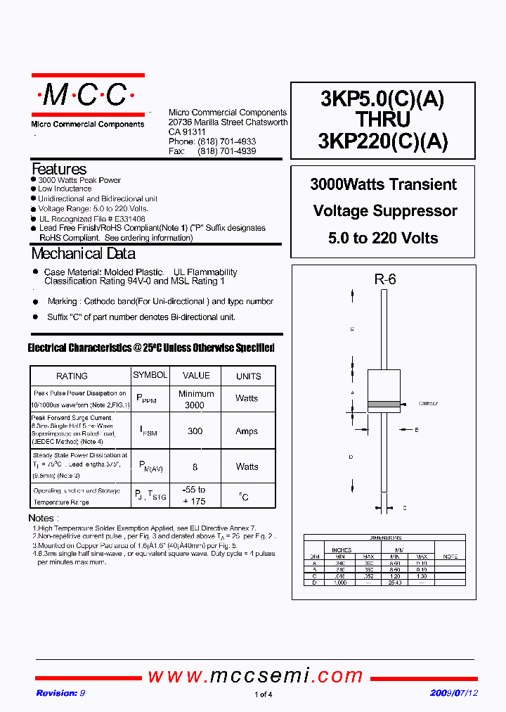 3KP70C-TP_3859231.PDF Datasheet