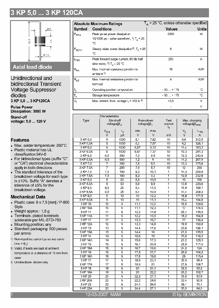 3KP70C_3859219.PDF Datasheet