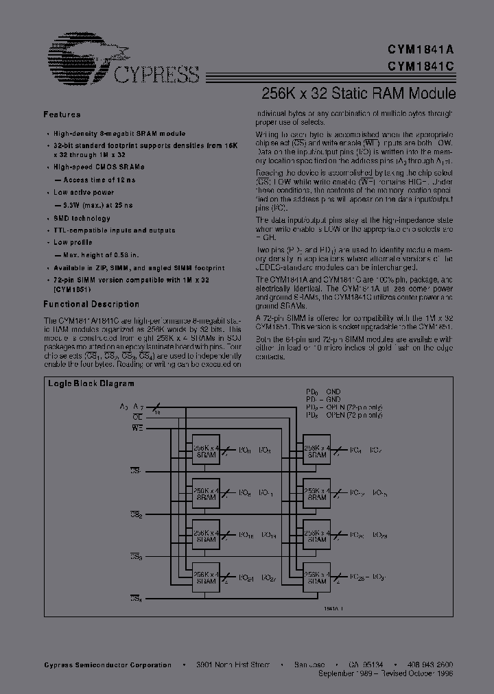 CYM1841CP7-20C_3859943.PDF Datasheet