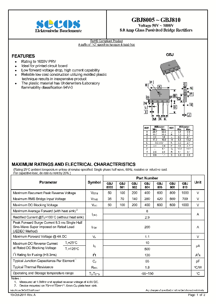 GBJ8005_4103997.PDF Datasheet