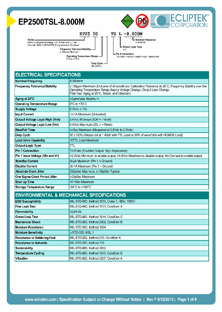 EP2500TSL-8000M_3858166.PDF Datasheet