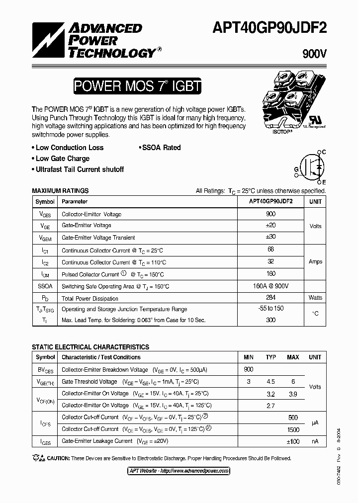 APT40GP90JDF2_3861538.PDF Datasheet