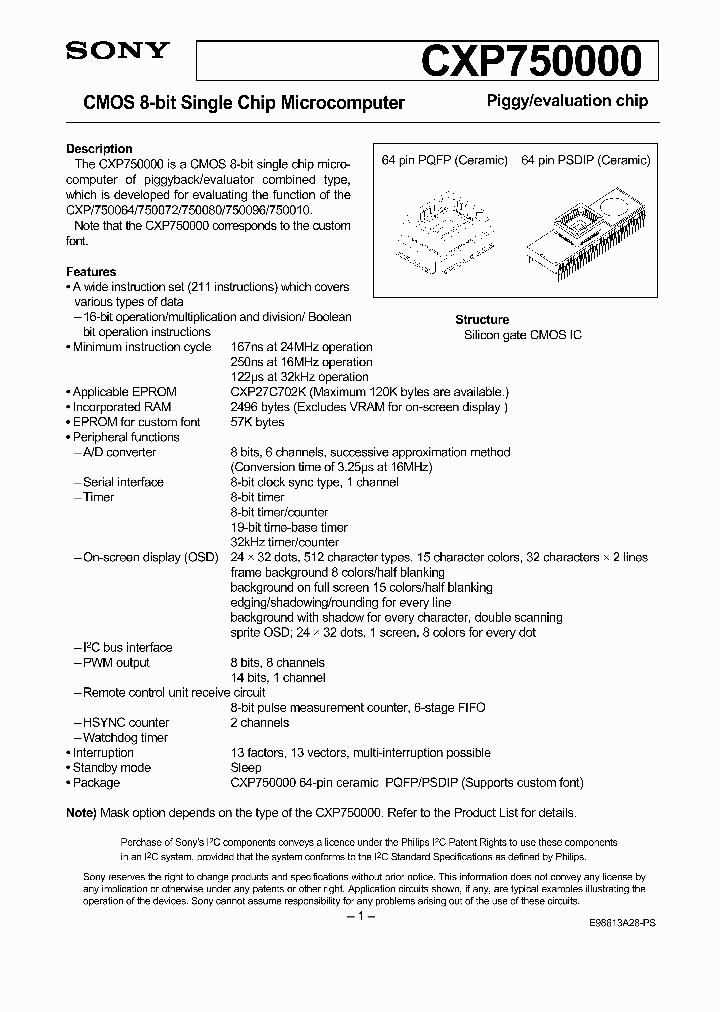 CXP750000-U01S_3858574.PDF Datasheet