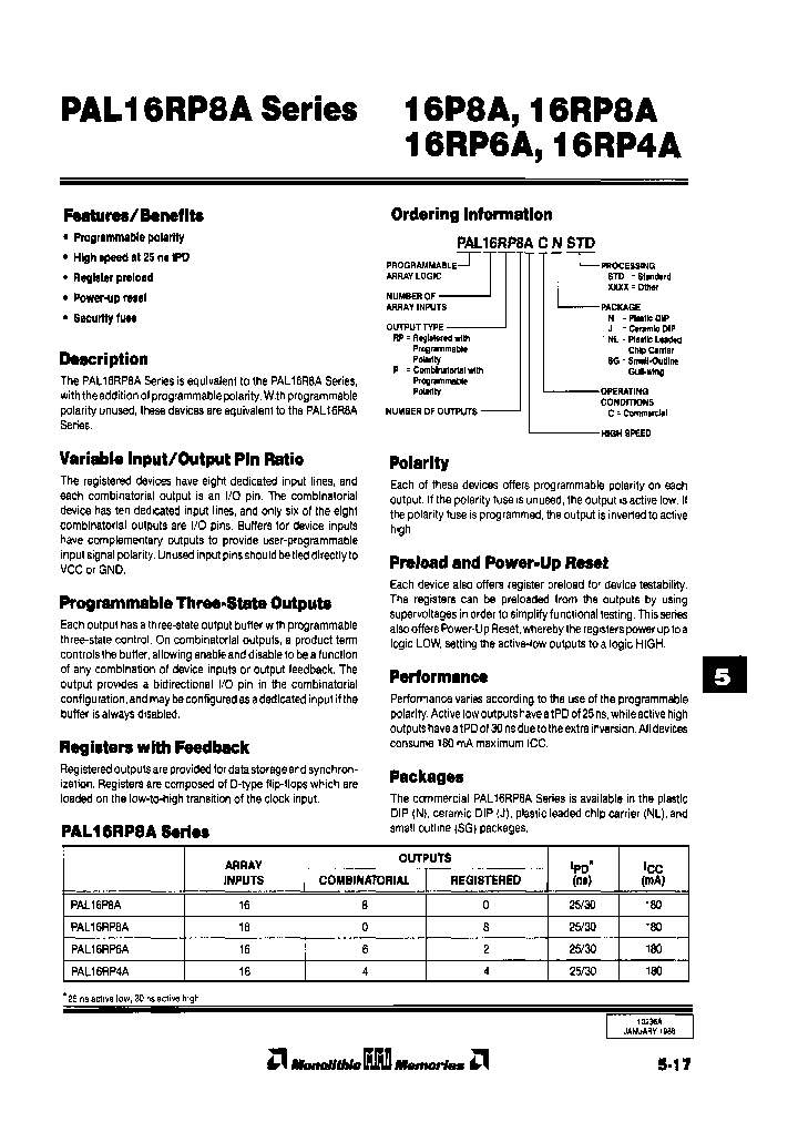PAL16RP8ACNSTD_3862205.PDF Datasheet