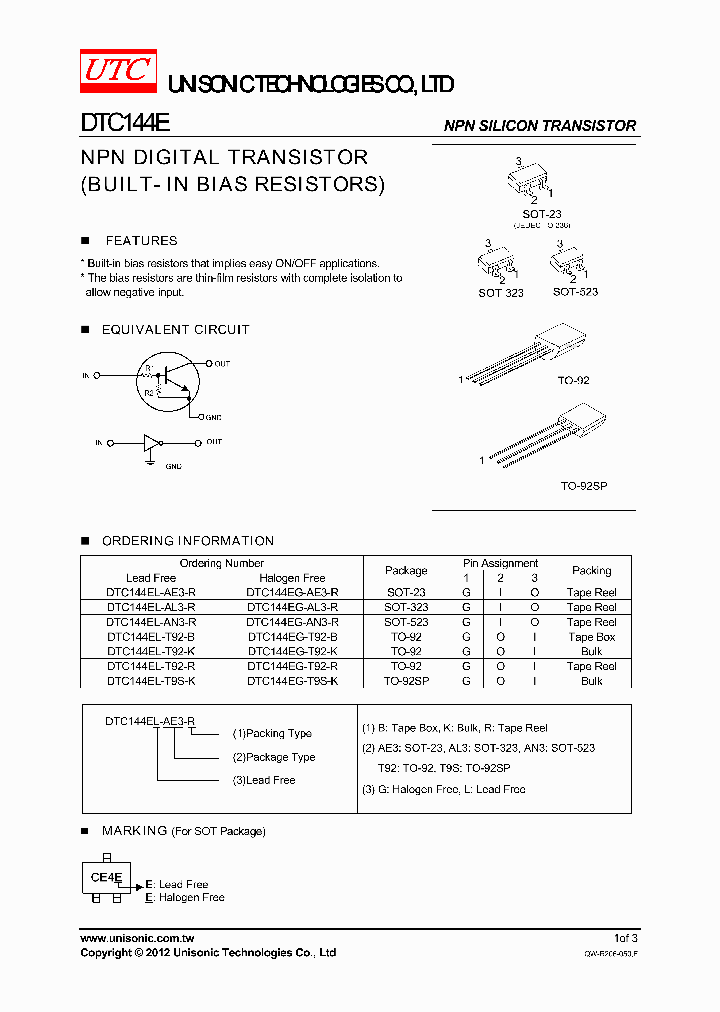 DTC144EG-AE3-R_4107766.PDF Datasheet