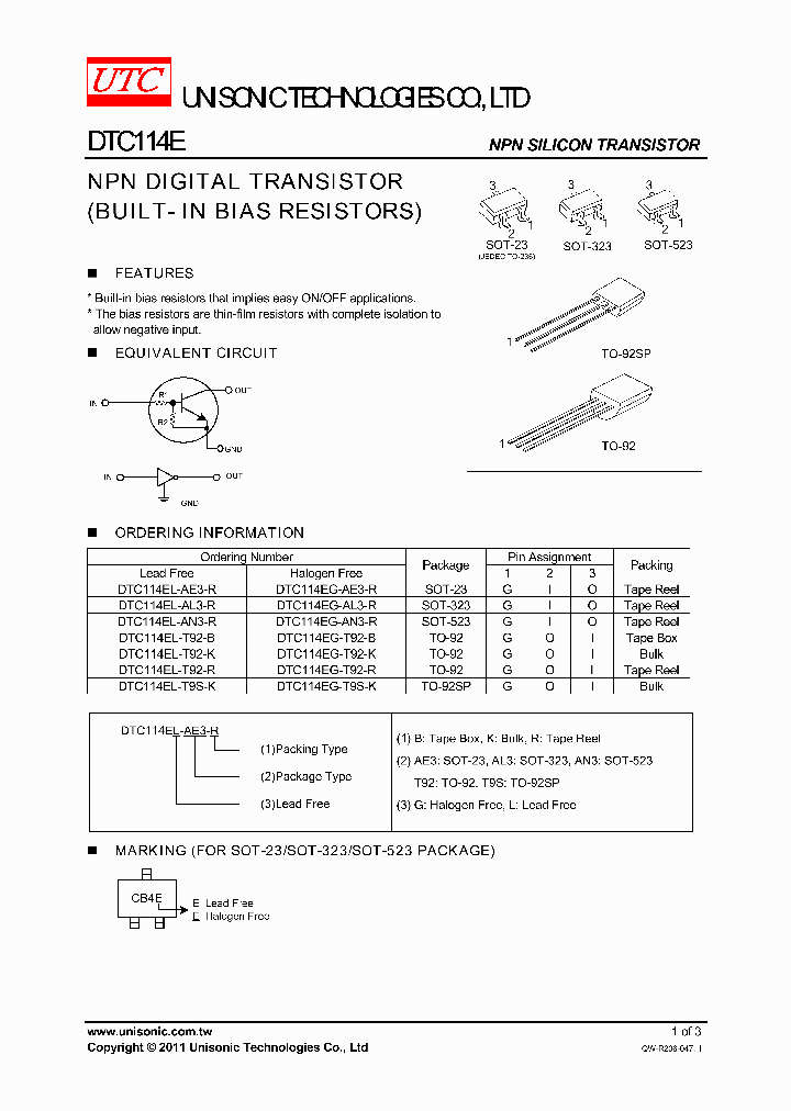 DTC114EG-AE3-R_4107776.PDF Datasheet