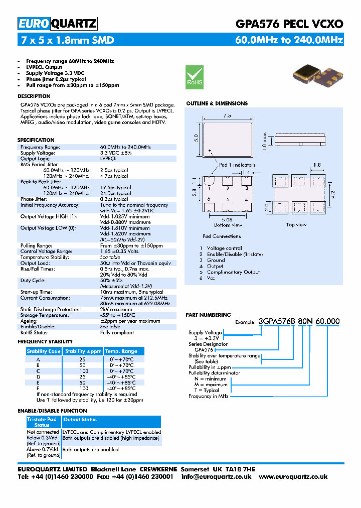 3GPA576C-80M-240000_3862779.PDF Datasheet
